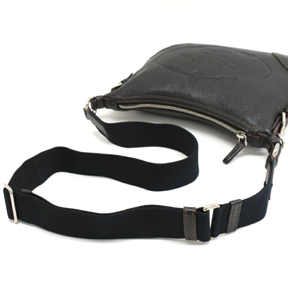 Prada Crossbody Shoulder Bag VITELLO DAINO Leather Nero Black - Picture 7 of 8